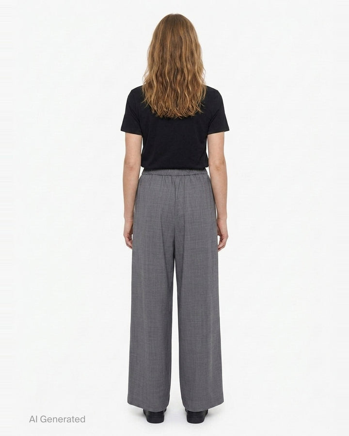 Box Pleated Wide-Leg Pants | Enfold | Club21 - back