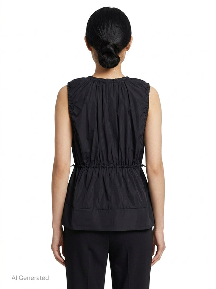 Gathered Sleeveless Vest | Enfold | Club21 - back