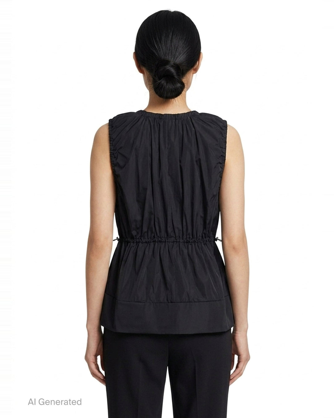 Gathered Sleeveless Vest | Enfold | Club21 - back