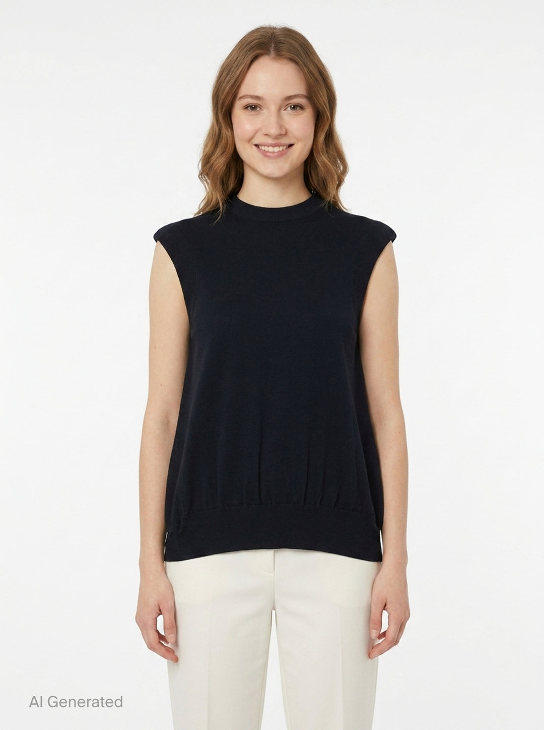 Knit Curve Vest | Enfold | Club21 - front