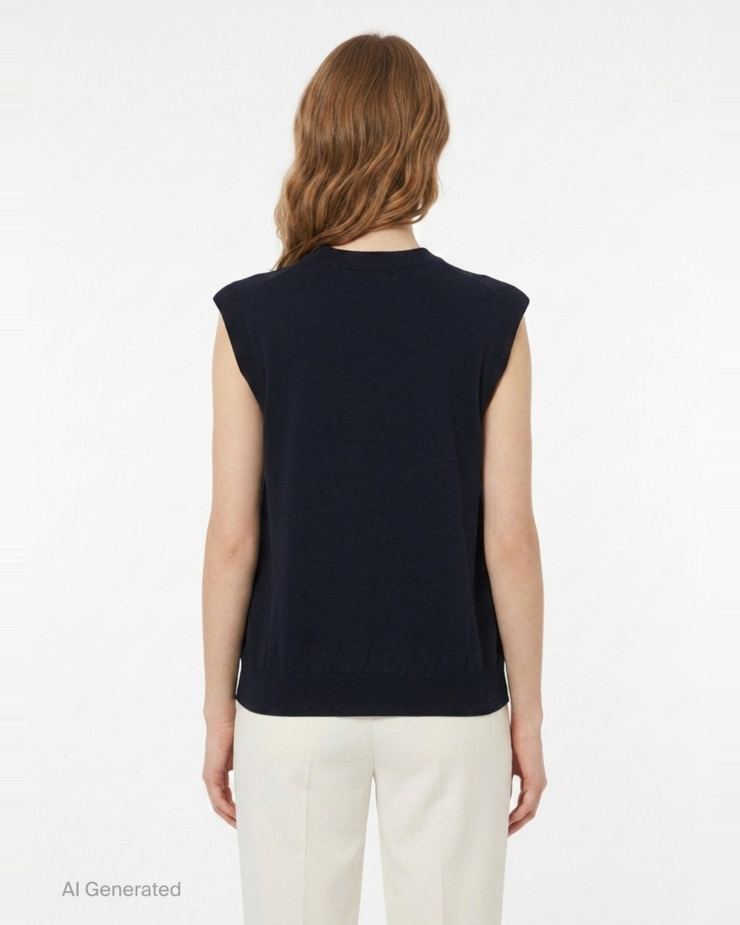 Knit Curve Vest | Enfold | Club21 - back