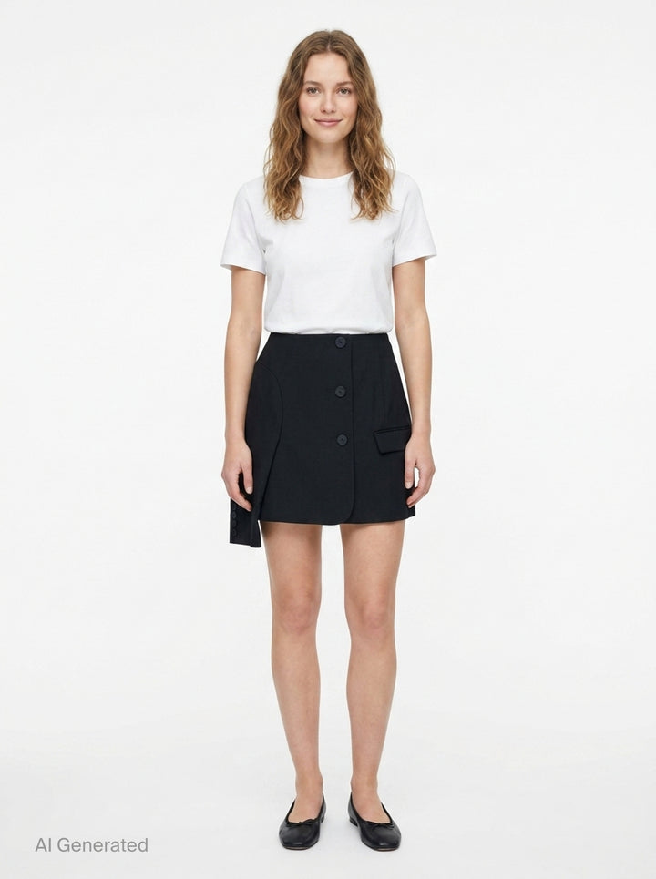 Tailored Mini Skirt | Enfold | Club21 - front