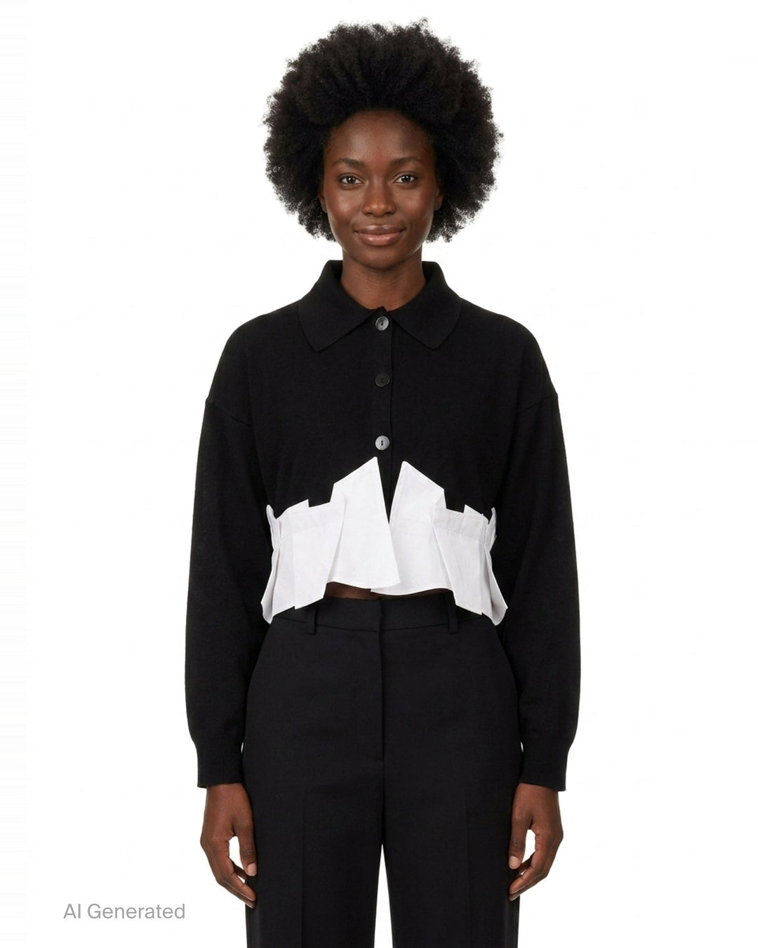 Tucked Docked Hem Cardigan | Enfold | Club21 - front