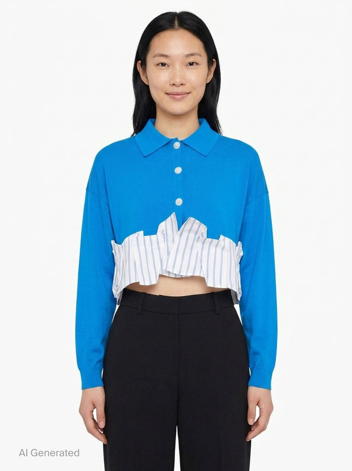 Tucked Docked Hem Cardigan | Enfold | Club21 - front