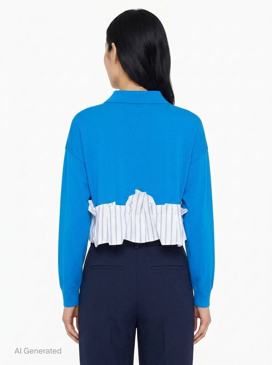 Tucked Docked Hem Cardigan | Enfold | Club21 - back