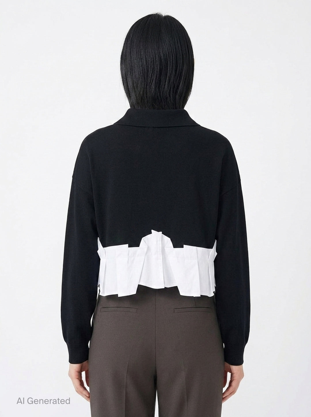 Tucked Docked Hem Cardigan | Enfold | Club21 - back