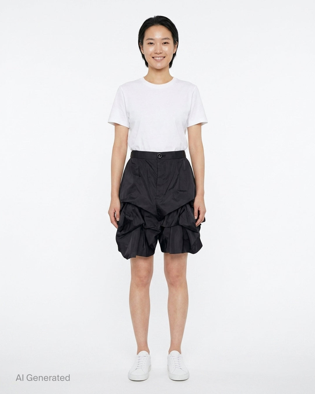 Twisted Ruched Shorts | Enfold | Club21 - front