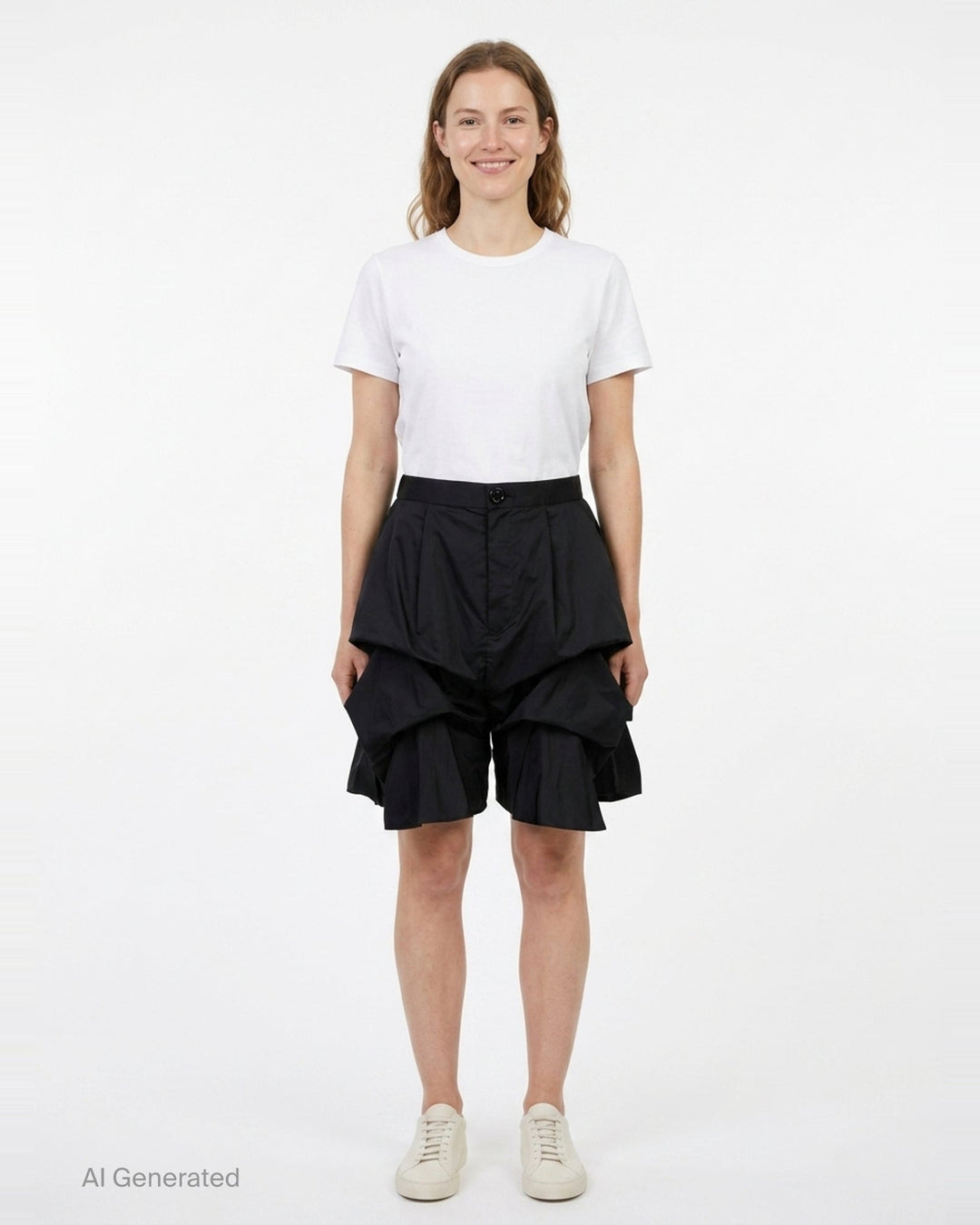 Twisted Ruffle Shorts | Enfold | Club21 - front