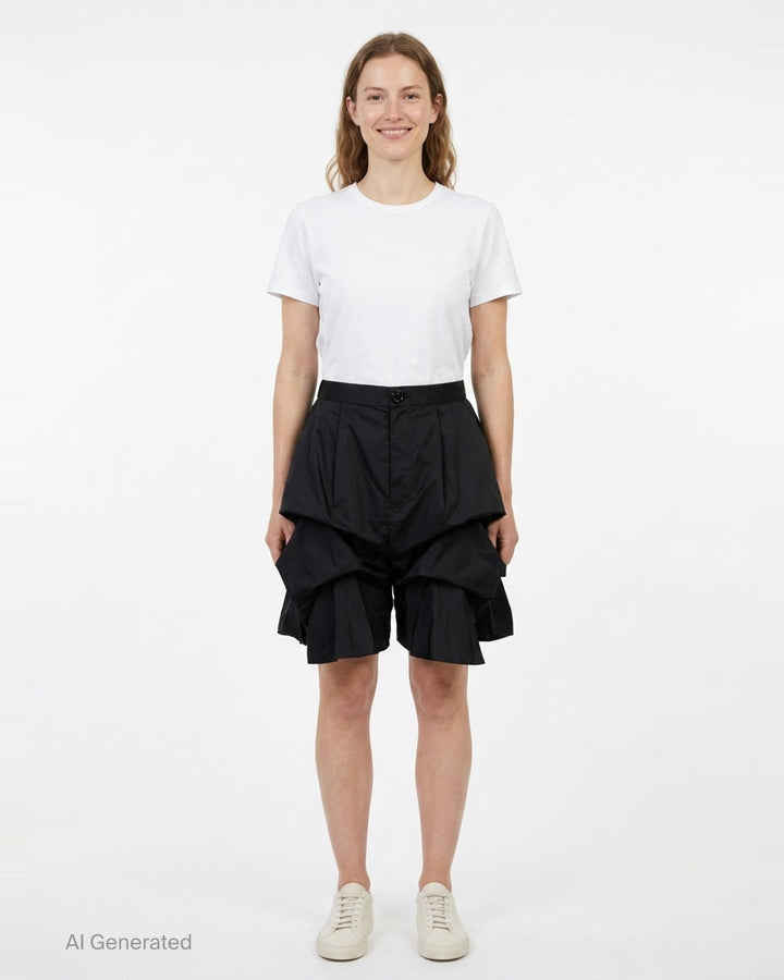 Twisted Ruffle Shorts | Enfold | Club21 - front