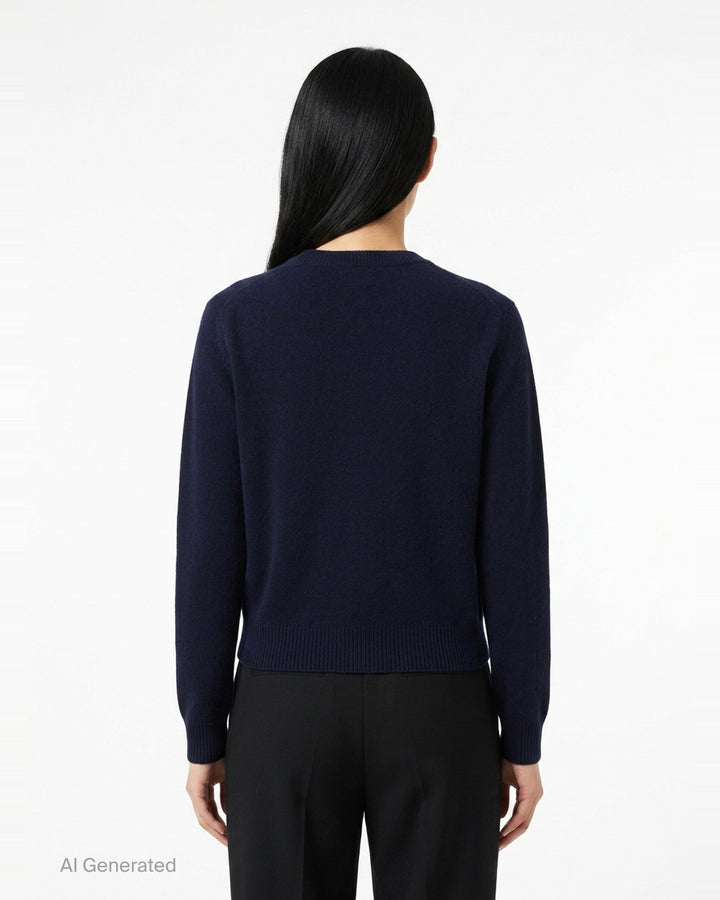 Fine Alpaca Blend Fitted Cardigan | Erdem | Club21 - back