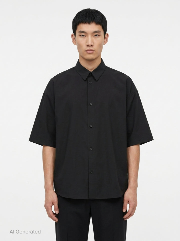 Short Sleeve Button Up Shirt | Fear of God Essentials | Club21 - front
