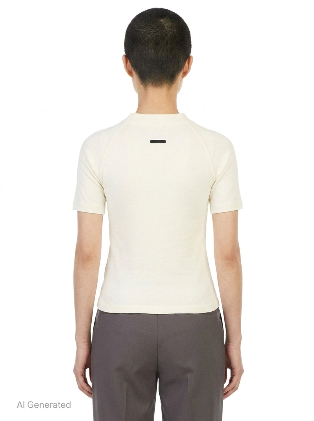 Shrunken Mock Neck Tee | Fear of God Essentials | Club21 - back