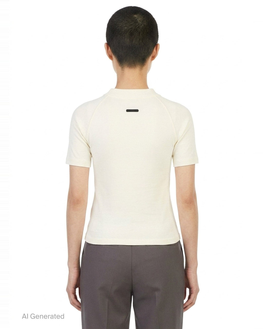 Shrunken Mock Neck Tee | Fear of God Essentials | Club21 - back