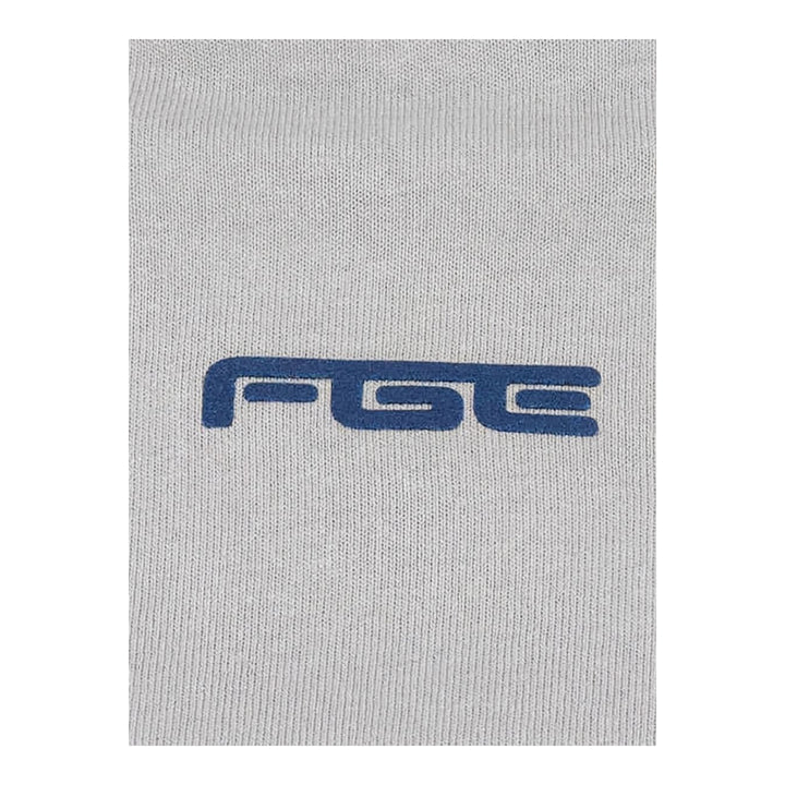 Fear of God ESSENTIALS women's slim mockneck tee in black with ribbed high neck, short sleeves and small white logo at the centre chest - packshot