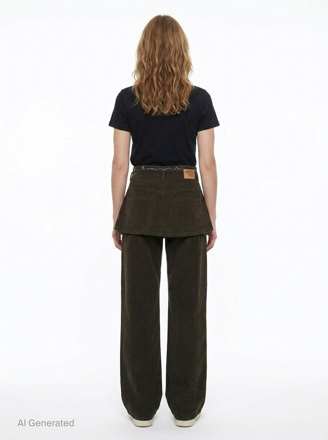 Layered Corduroy Pants | Fritur | Club21 - back
