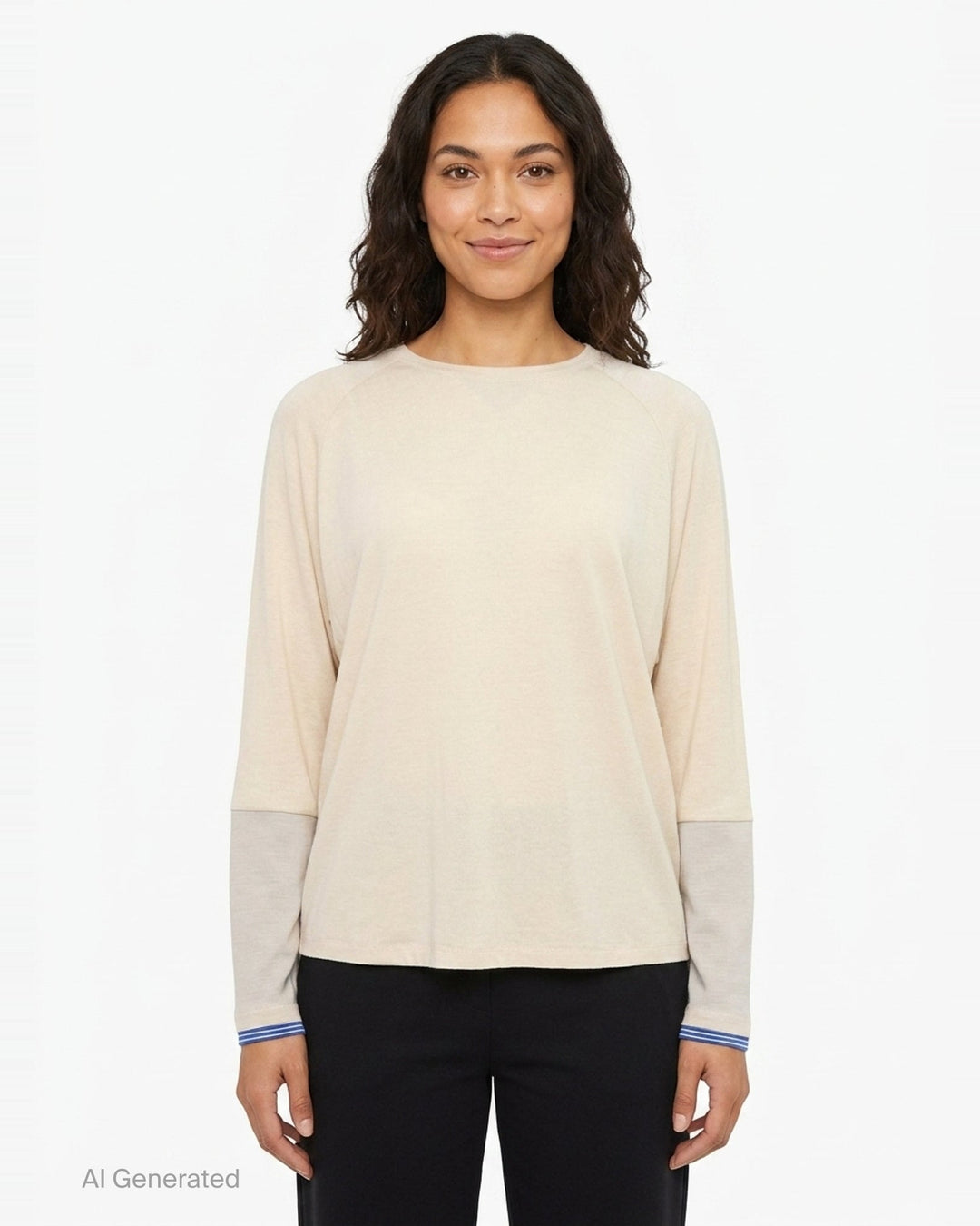 Layered Long Sleeve Tee | Fritur | Club21 - front
