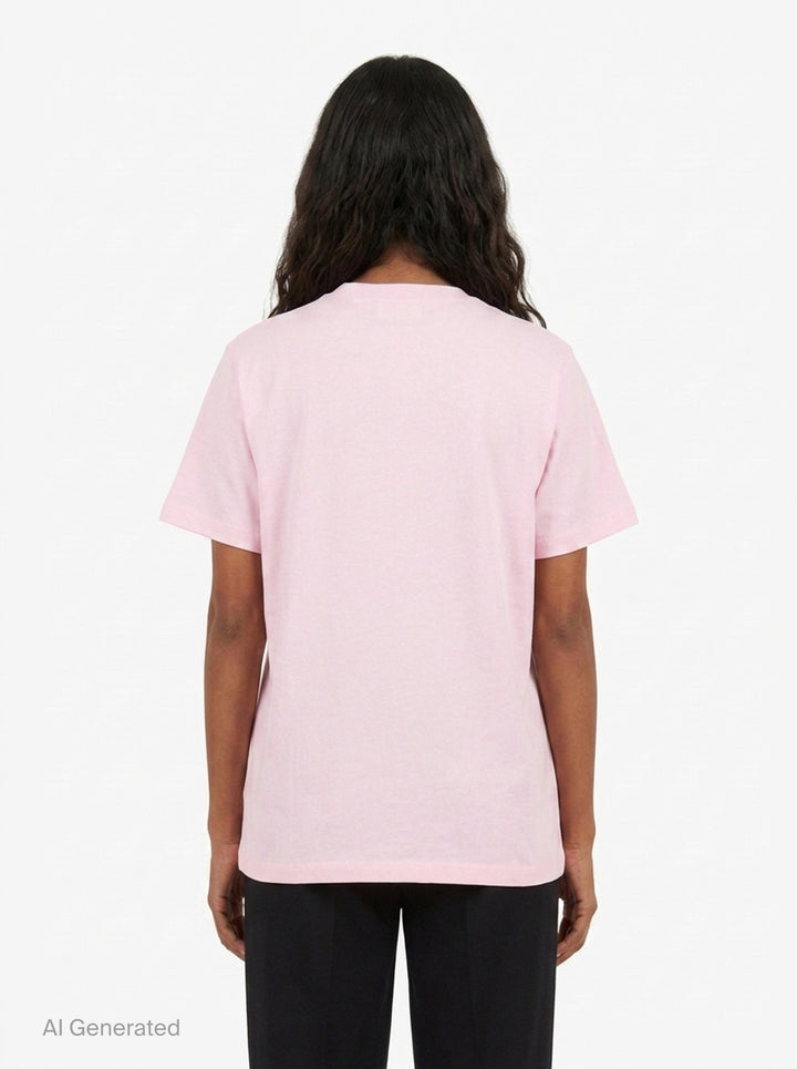Crab Graphic Cotton Jersey Tee | Ganni | Club21 - back