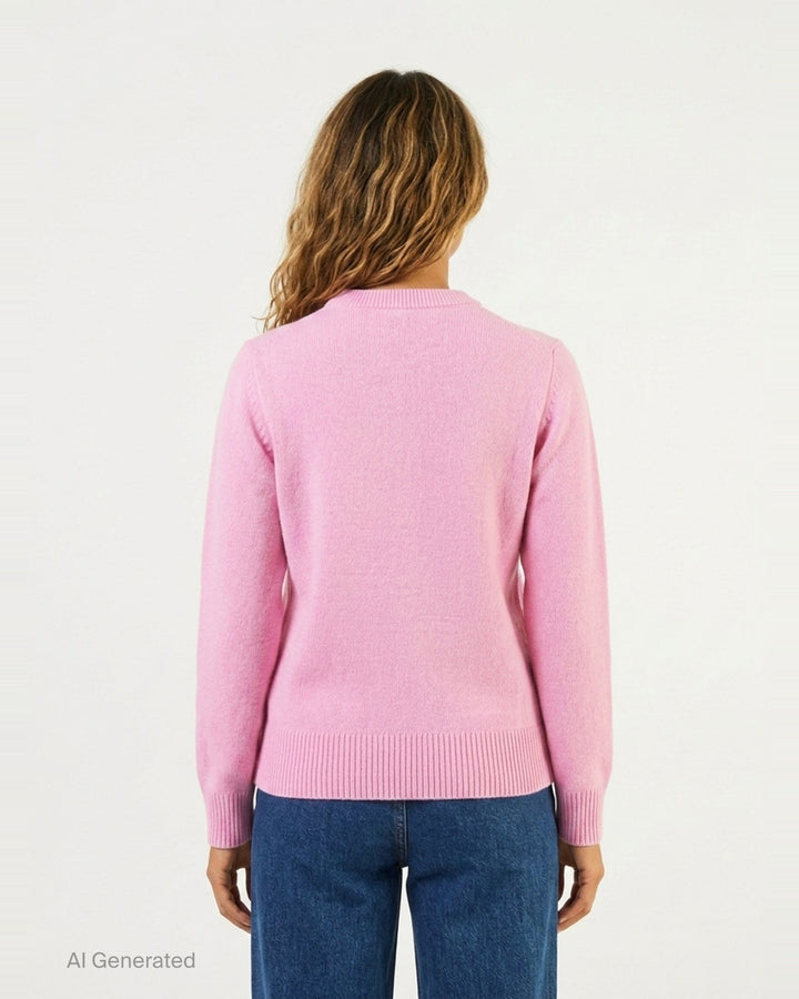 Graphic Crab Wool Sweater | Ganni | Club21 - back