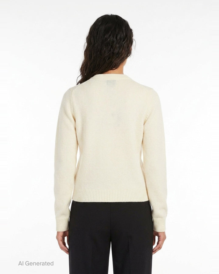 Horse Graphic Wool Sweater | Ganni | Club21 - back