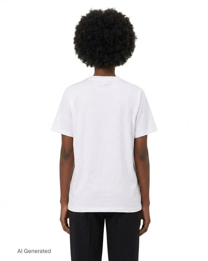 Western Zebra Boot Graphic Tee | Ganni | Club21 - back
