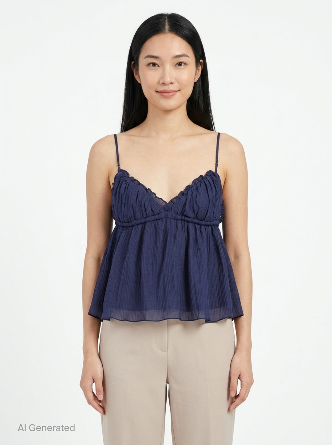 Shirred Crinkle Bustier Top | Glowny | Club21 - front