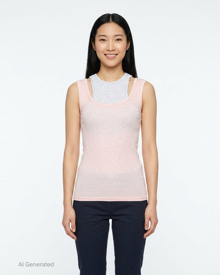 Soft Layered Scoop Top | Glowny | Club21 - front