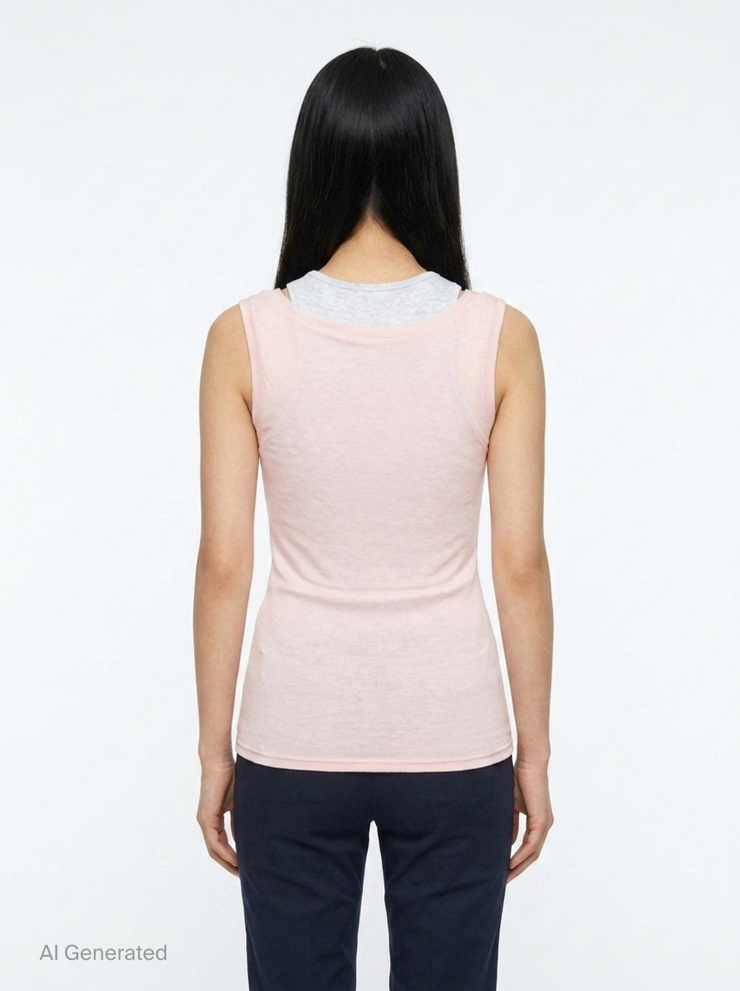 Soft Layered Scoop Top | Glowny | Club21 - back