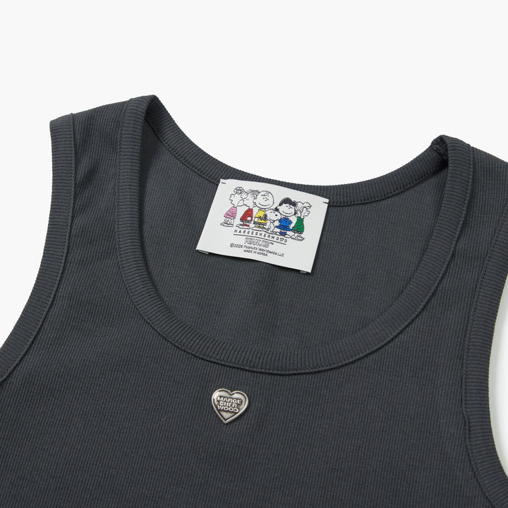Heart Pendant Sleeveless T-Shirt