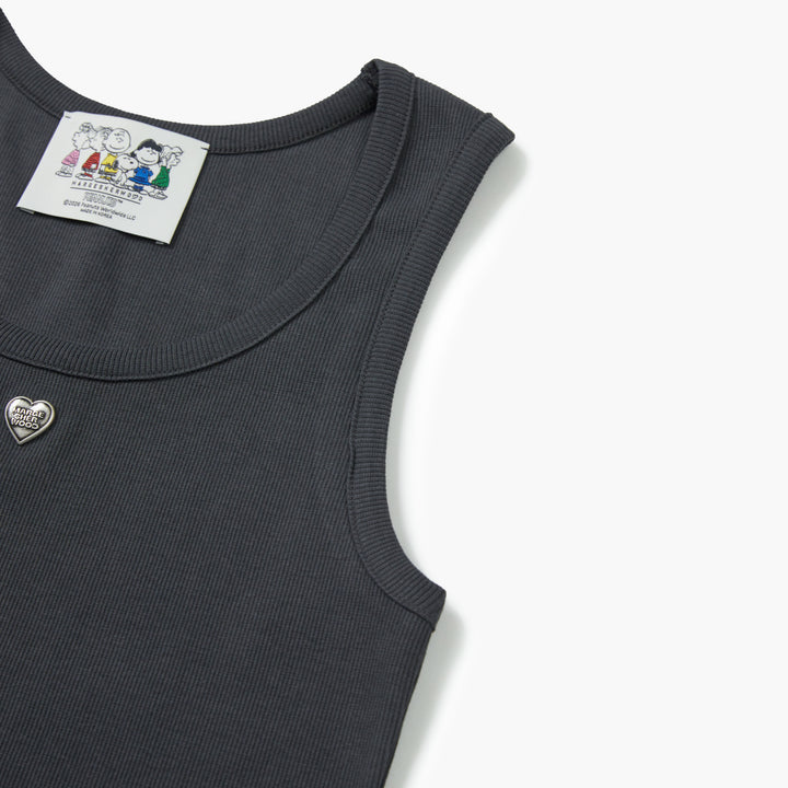 Heart Pendant Sleeveless T-Shirt