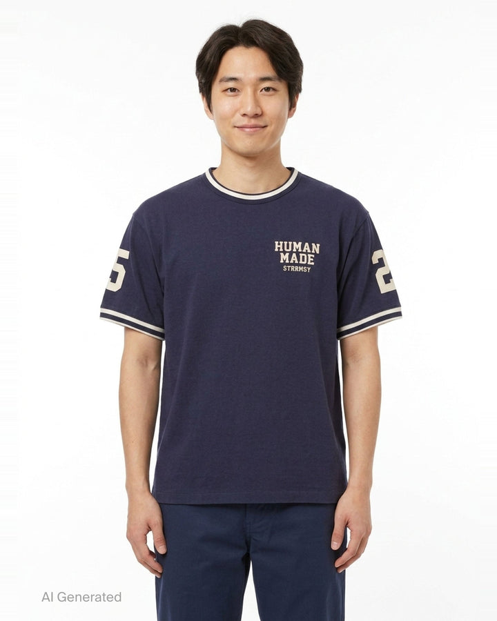 Athletic Short Sleeve Tee | Human Made | Club21 - front
