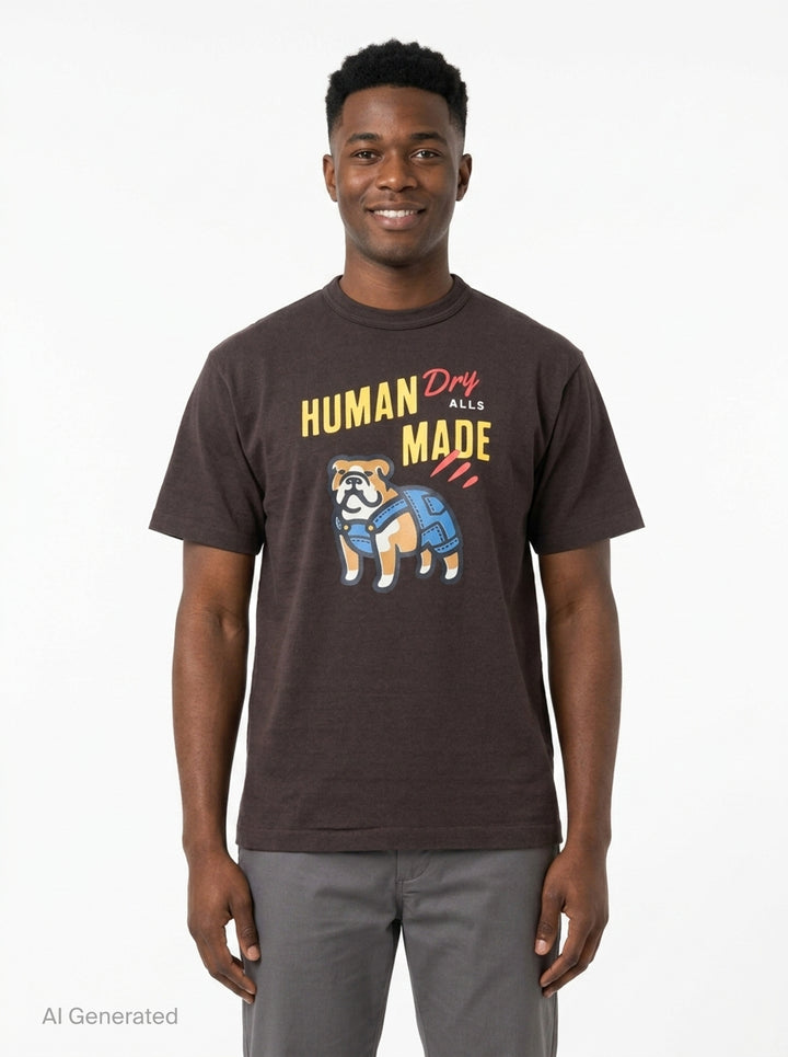 Bulldog Graphic Tee | Human Made | Club21 - front