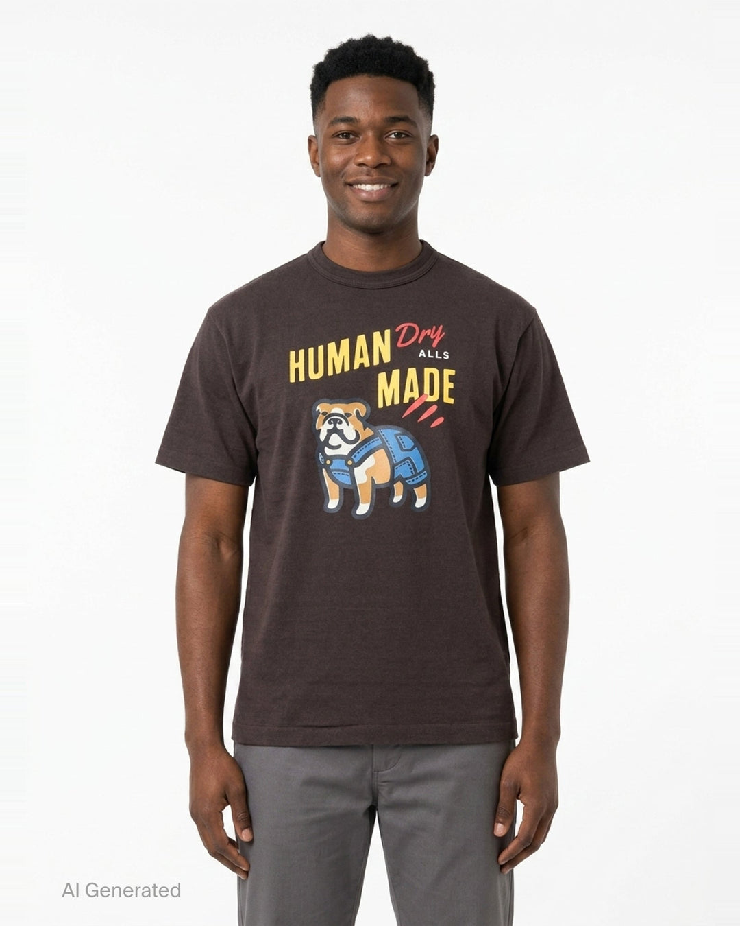 Bulldog Graphic Tee | Human Made | Club21 - front