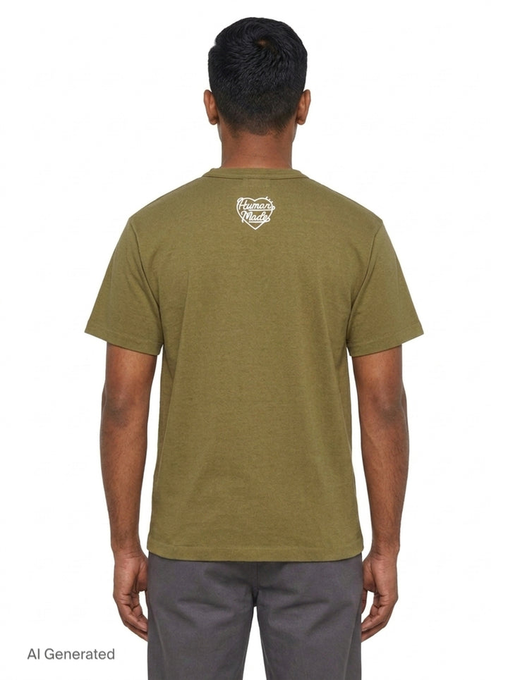 Color Heart Logo Tee | Human Made | Club21 - back