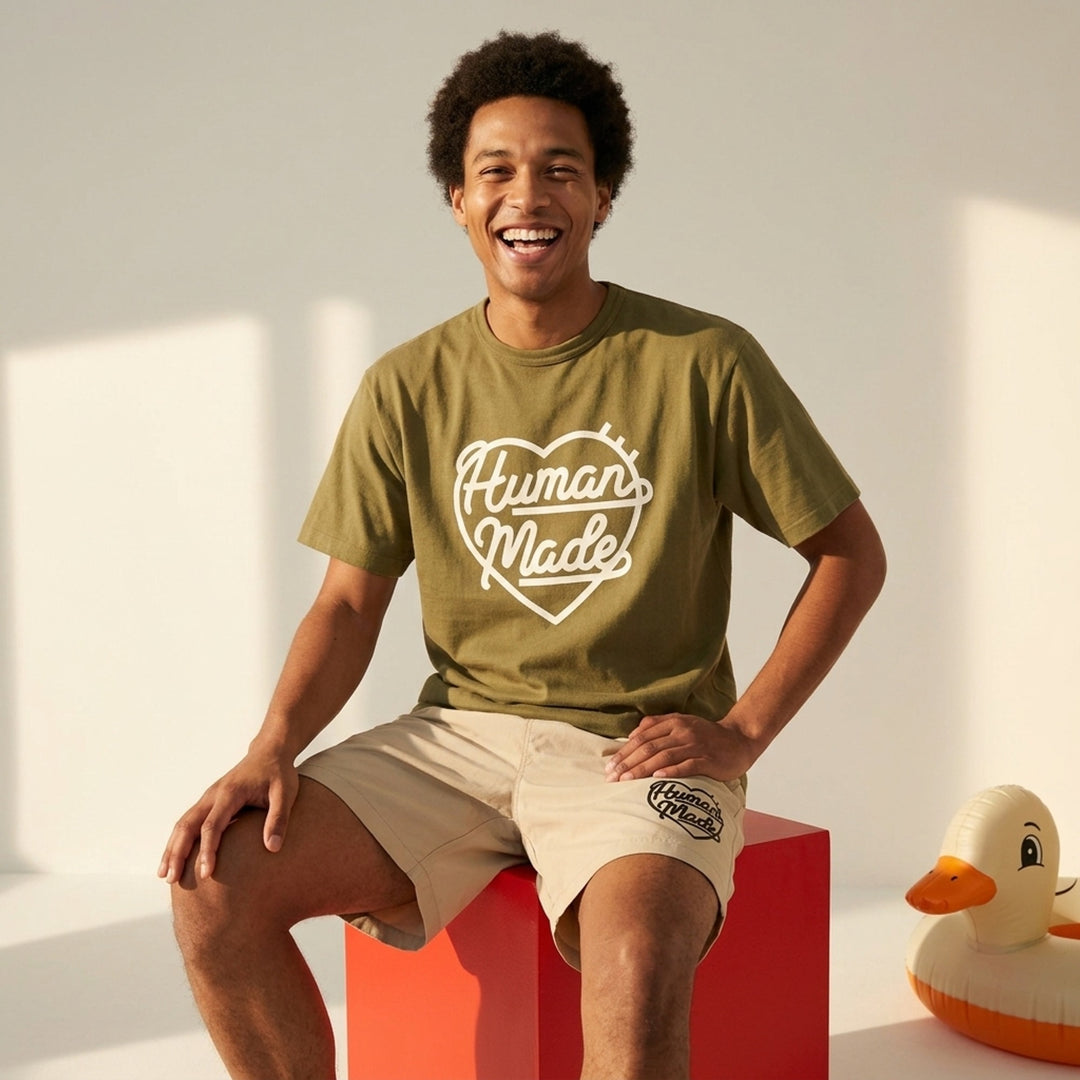 Color Heart Logo Tee | Human Made | Club21 - lifestyle