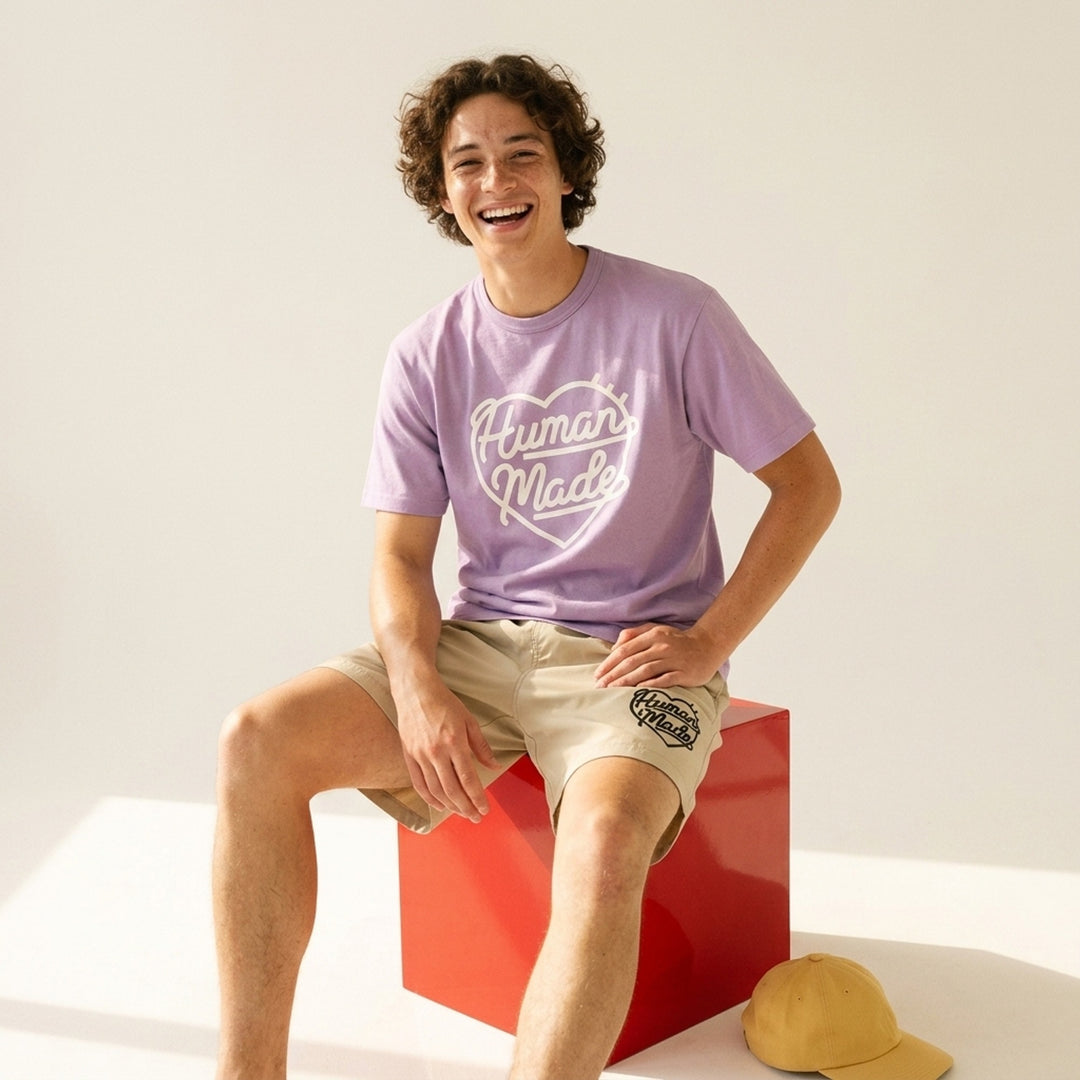 Color Heart Logo Tee | Human Made | Club21 - lifestyle