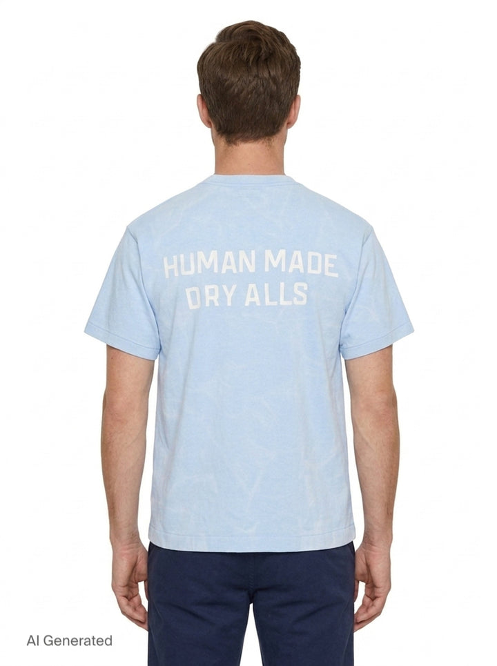Garment Dye Short Sleeve Tee | Human Made | Club21 - back