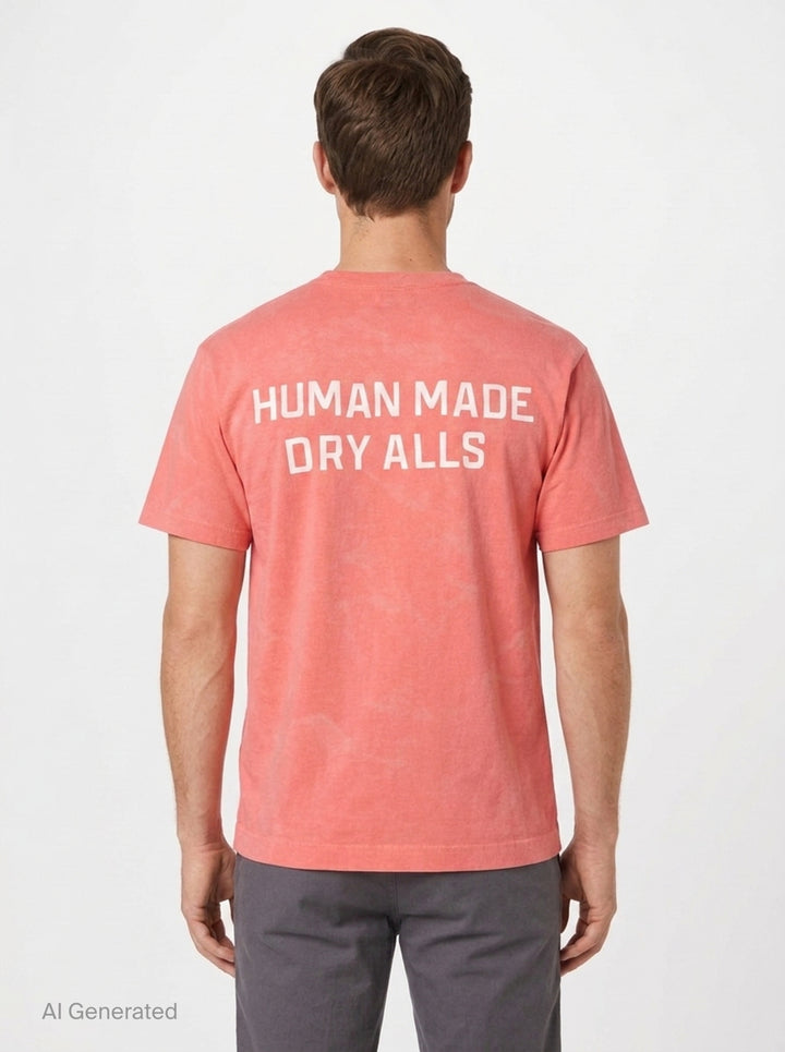 Garment Dye Short Sleeve Tee | Human Made | Club21 - back