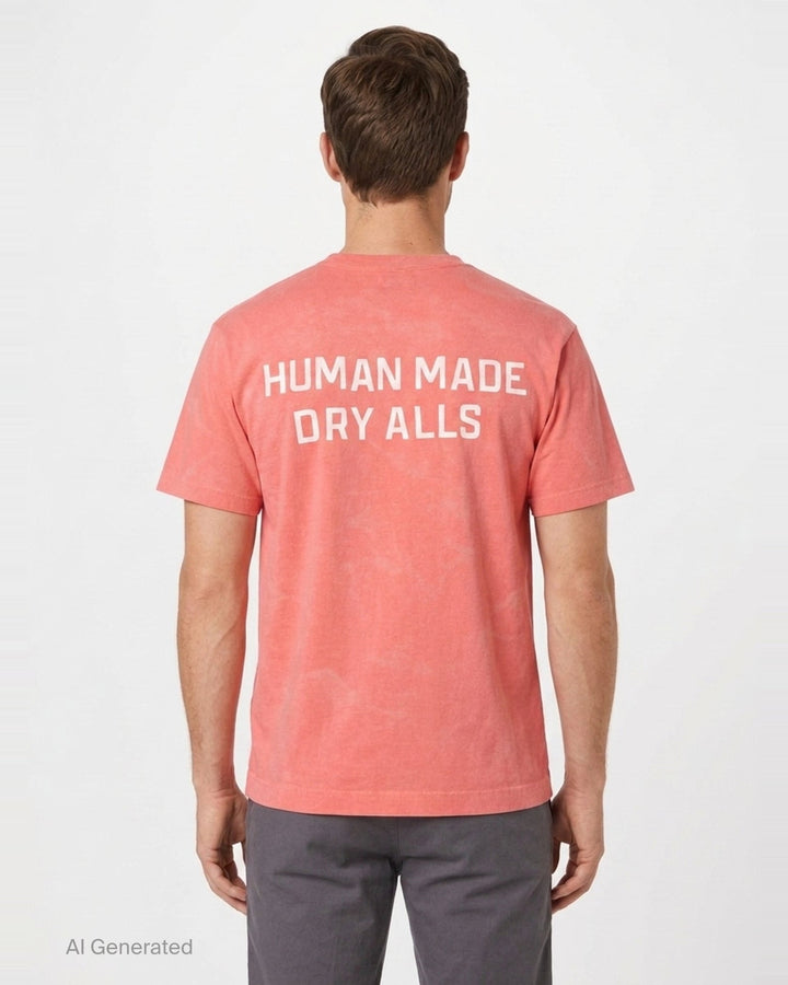 Garment Dye Short Sleeve Tee | Human Made | Club21 - back
