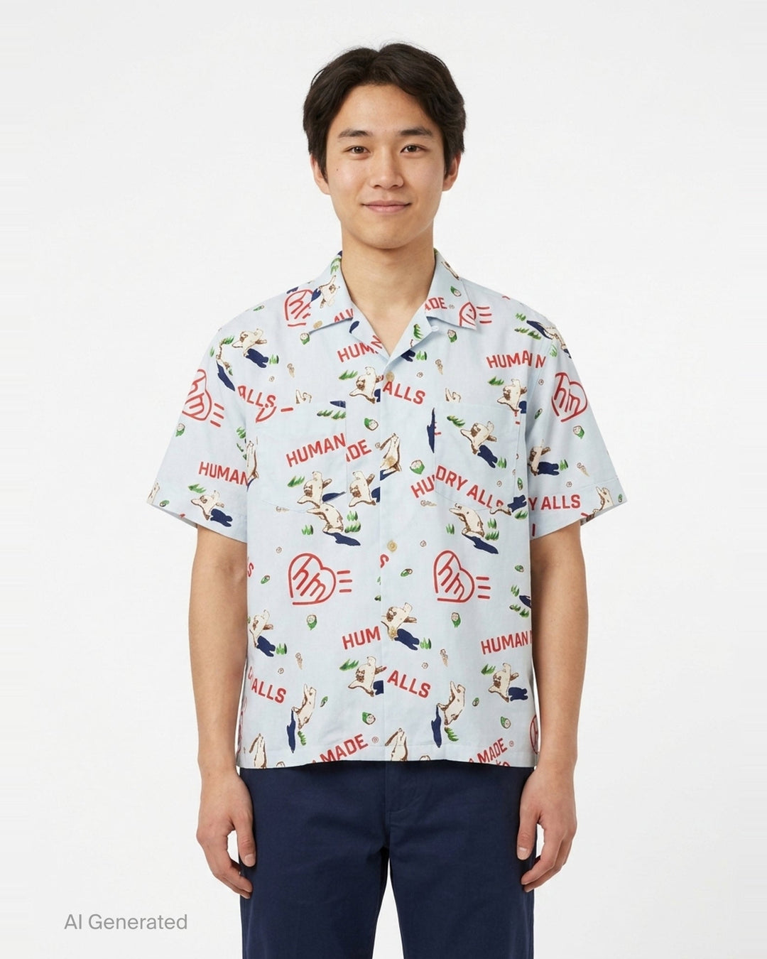Graphic Short Sleeve Shirt | Human Made | Club21 - front