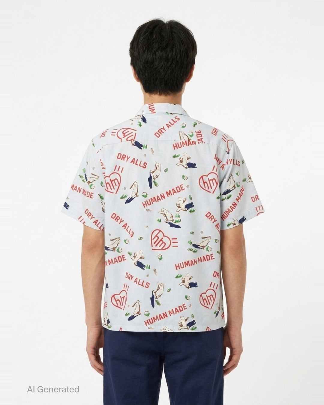 Graphic Short Sleeve Shirt | Human Made | Club21 - back
