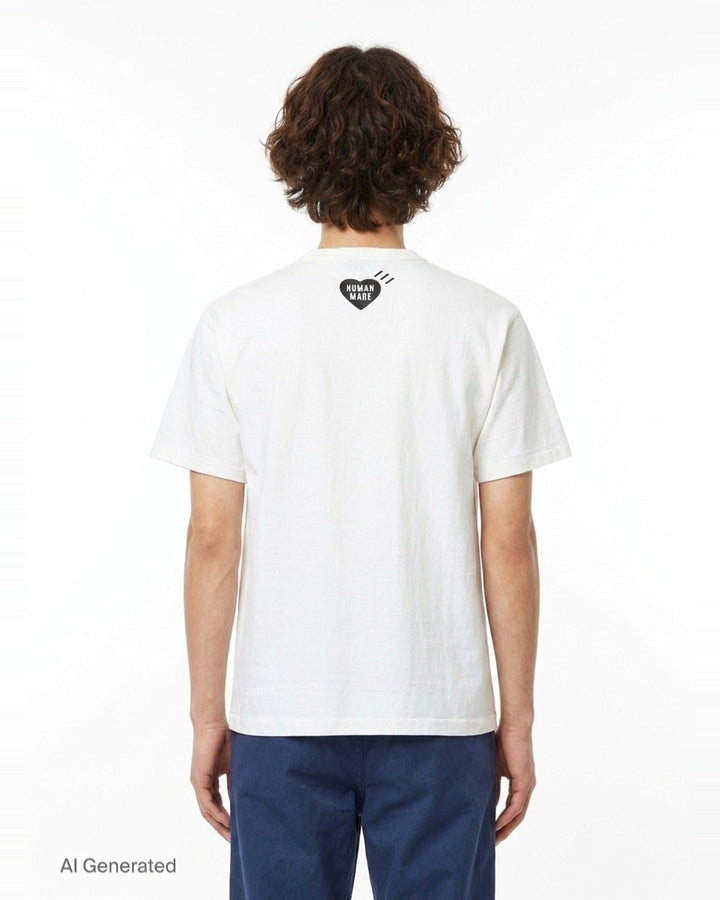 Heart Graphic Short Sleeve Tee | Human Made | Club21 - back