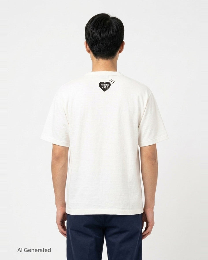 Heart Graphic Short Sleeve Tee | Human Made | Club21 - back