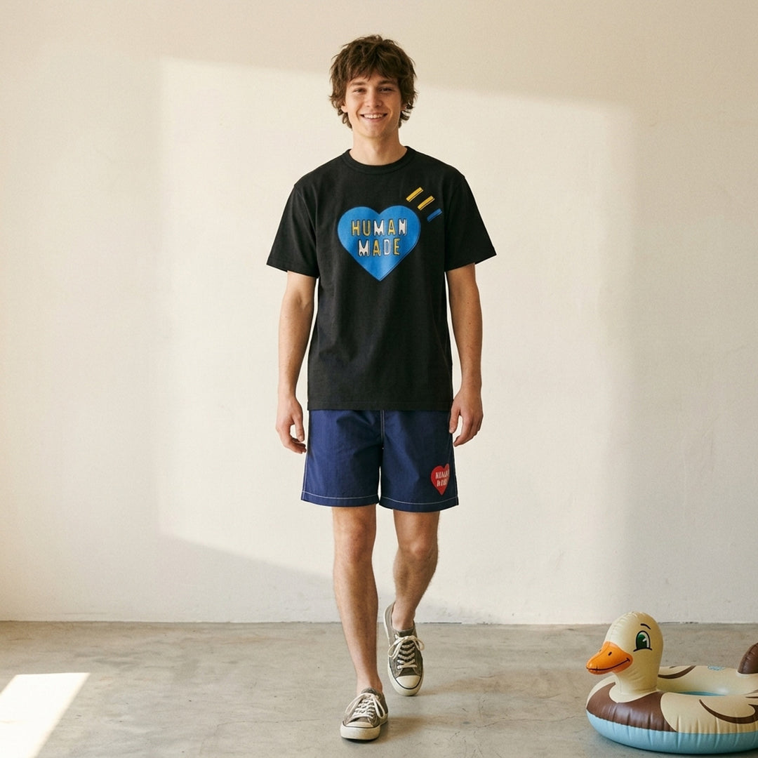 Heart Graphic Short Sleeve Tee | Human Made | Club21 - lifestyle