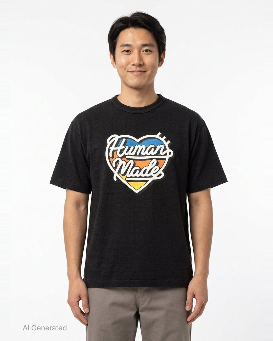 Heart Logo Graphic Tee | Human Made | Club21 - front
