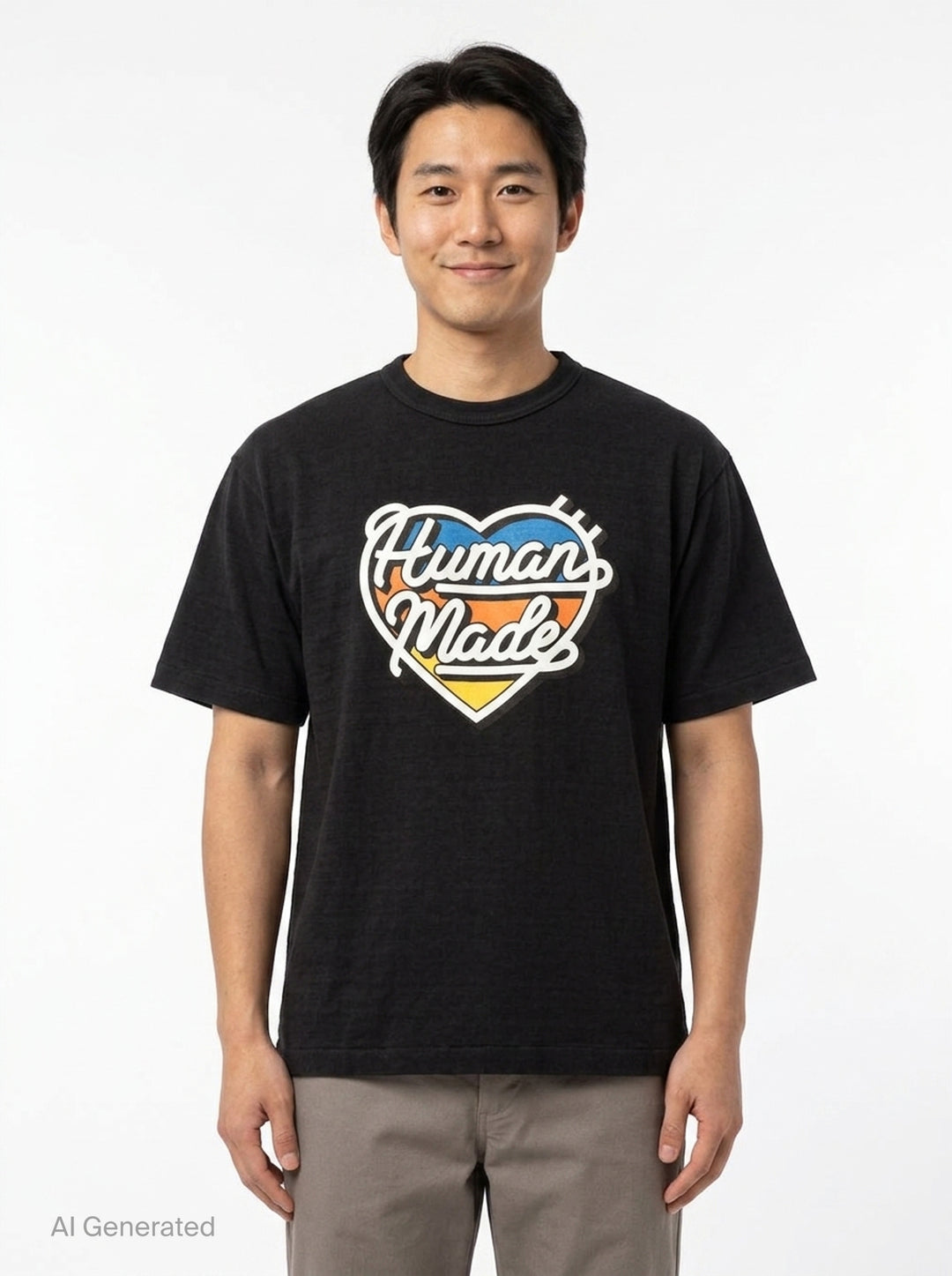 Heart Logo Graphic Tee | Human Made | Club21 - front