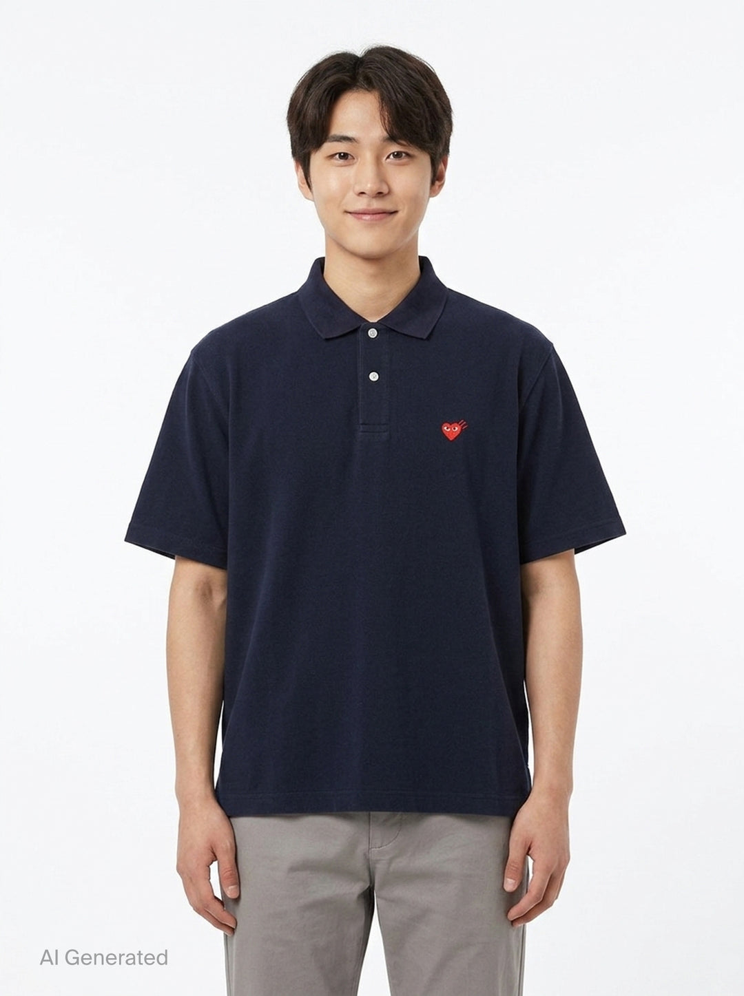 Short Sleeve Polo Shirt | Human Made | Club21 - front