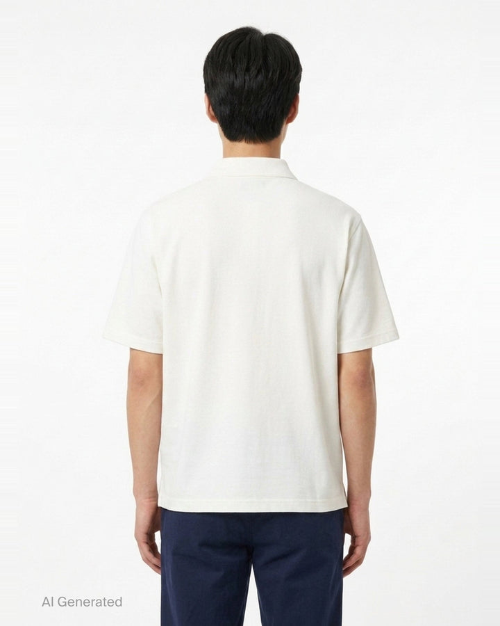 Short Sleeve Polo Shirt | Human Made | Club21 - back