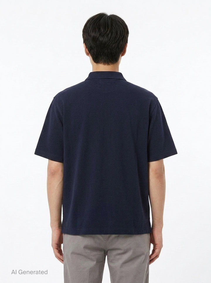 Short Sleeve Polo Shirt | Human Made | Club21 - back