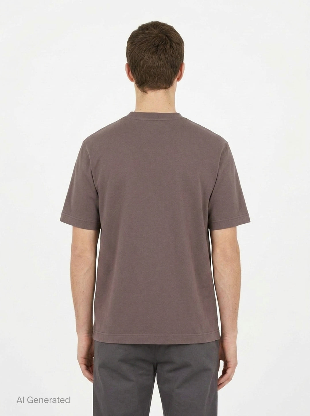 Jacquemus Le T-shirt Gros Grain in pale yellow, featuring a relaxed fit, crew neck, short sleeves, and a woven Jacquemus grosgrain logo tab on the chest - back