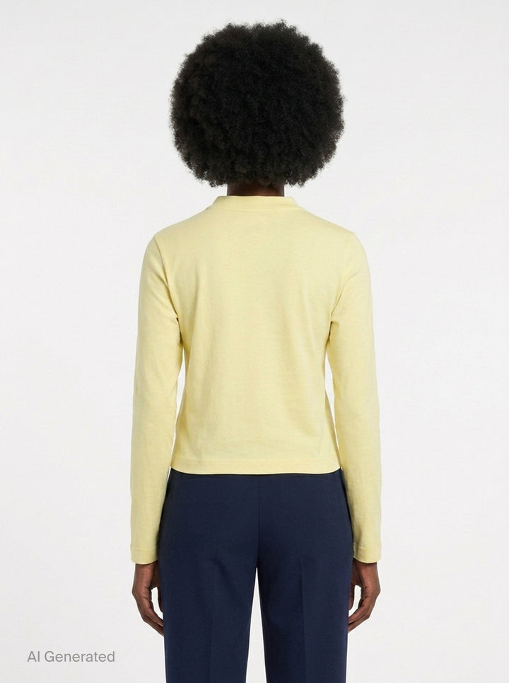 Gros Grain Long Sleeve Tee | Jacquemus | Club21 - back